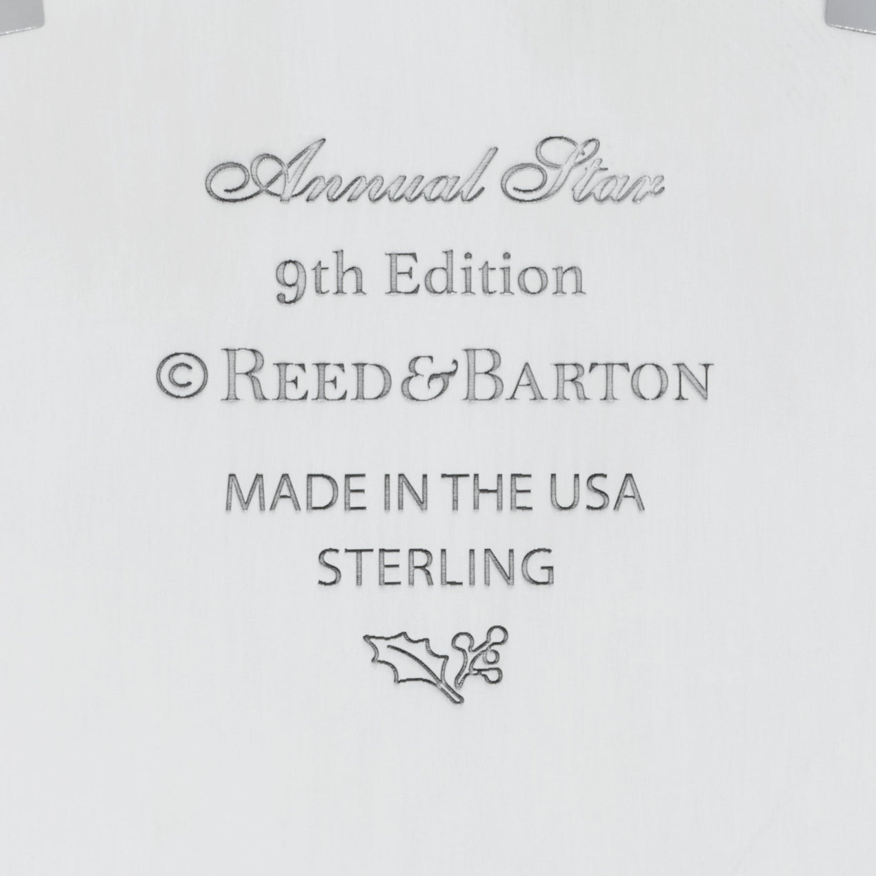 Lenox 2025 Annual Star Sterling Ornament