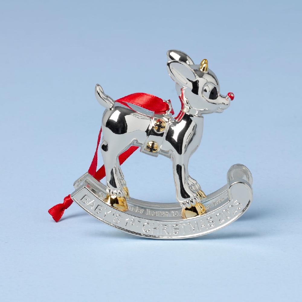 lenox 2025 Baby's 1st Christmas Rudolph Ornament