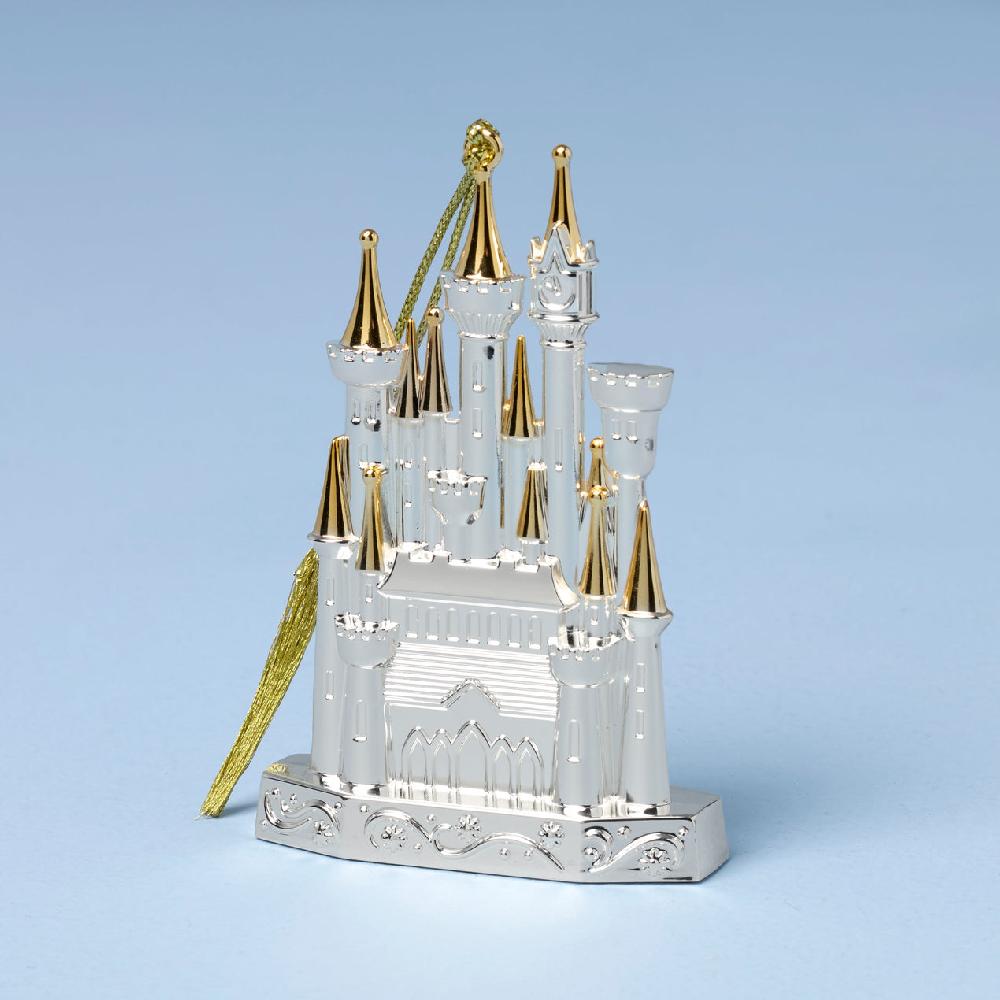Lenox 2025 Cinderella Castle Silverplate Ornament