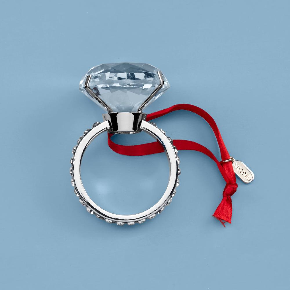 Lenox 2025 Engagement Ring Metal Ornament