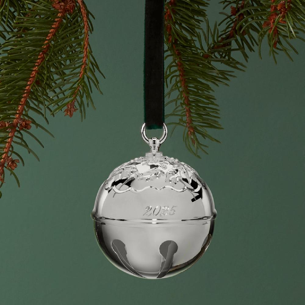 Lenox 2025 Holly Bell Silverplate Ornament