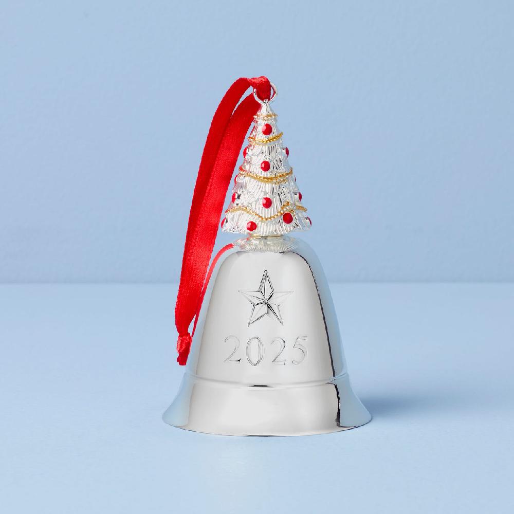 lenox 2025 Musical Bell Silverplate Ornament