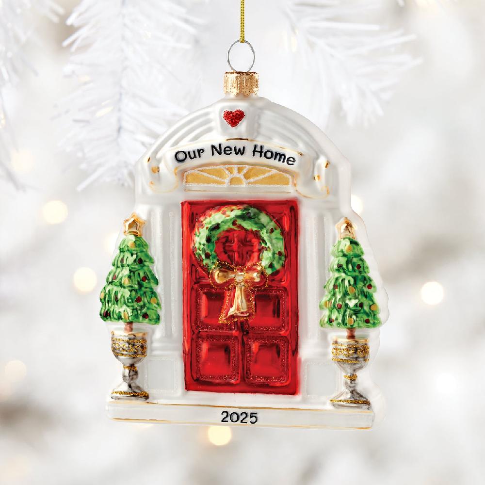 Lenox 2025 Retro Blown Glass New Home Ornament