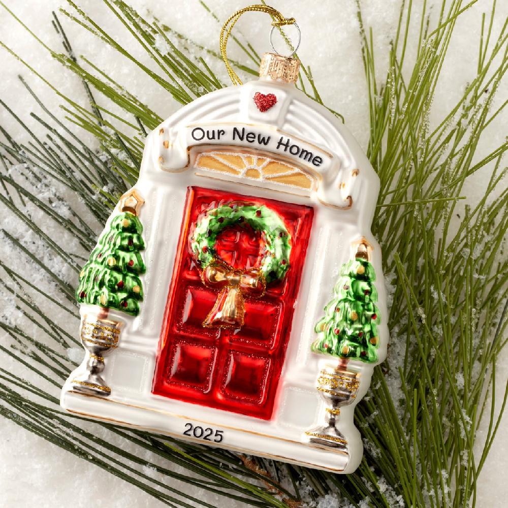 Lenox 2025 Retro Blown Glass New Home Ornament