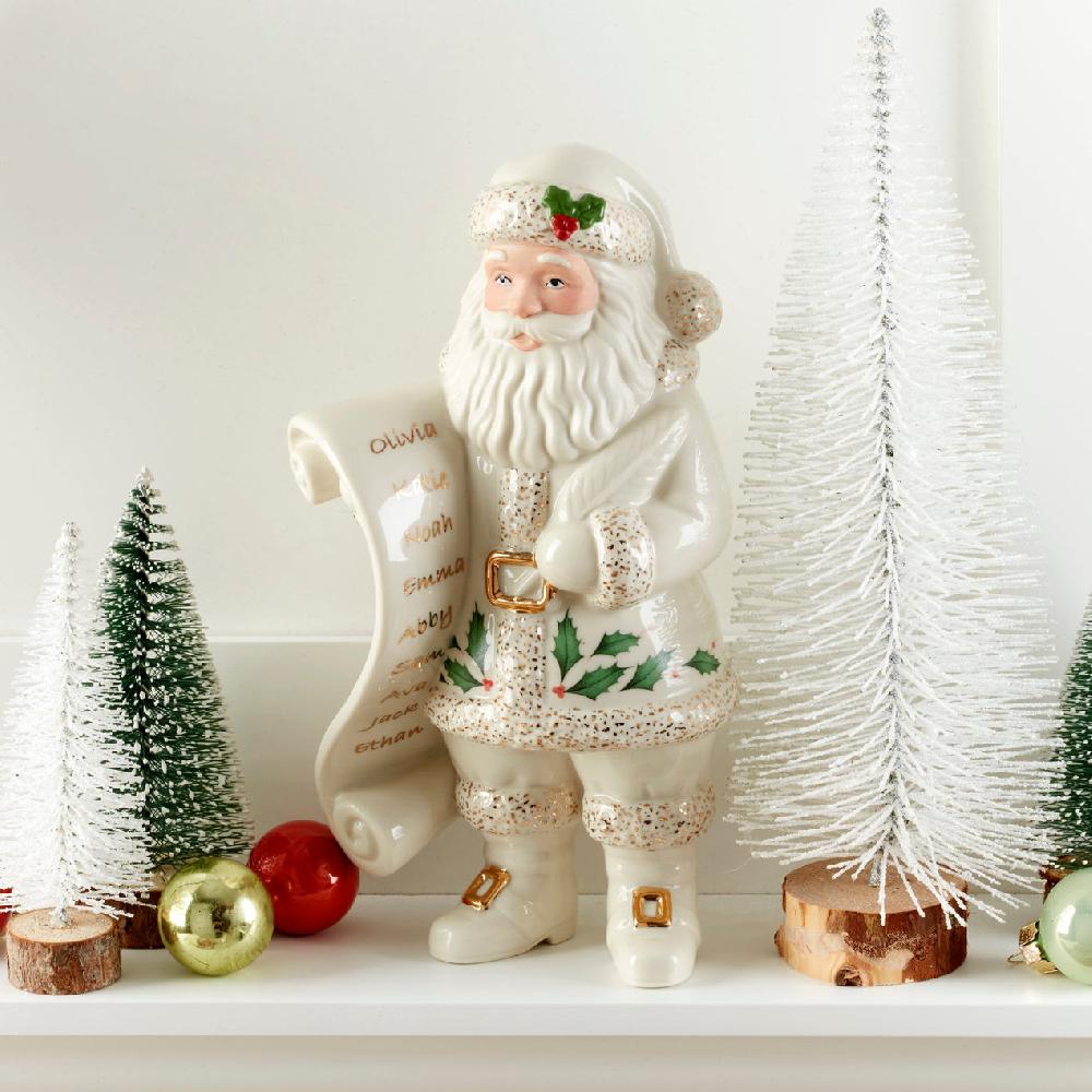 Lenox 2025 Santa With List Figurine