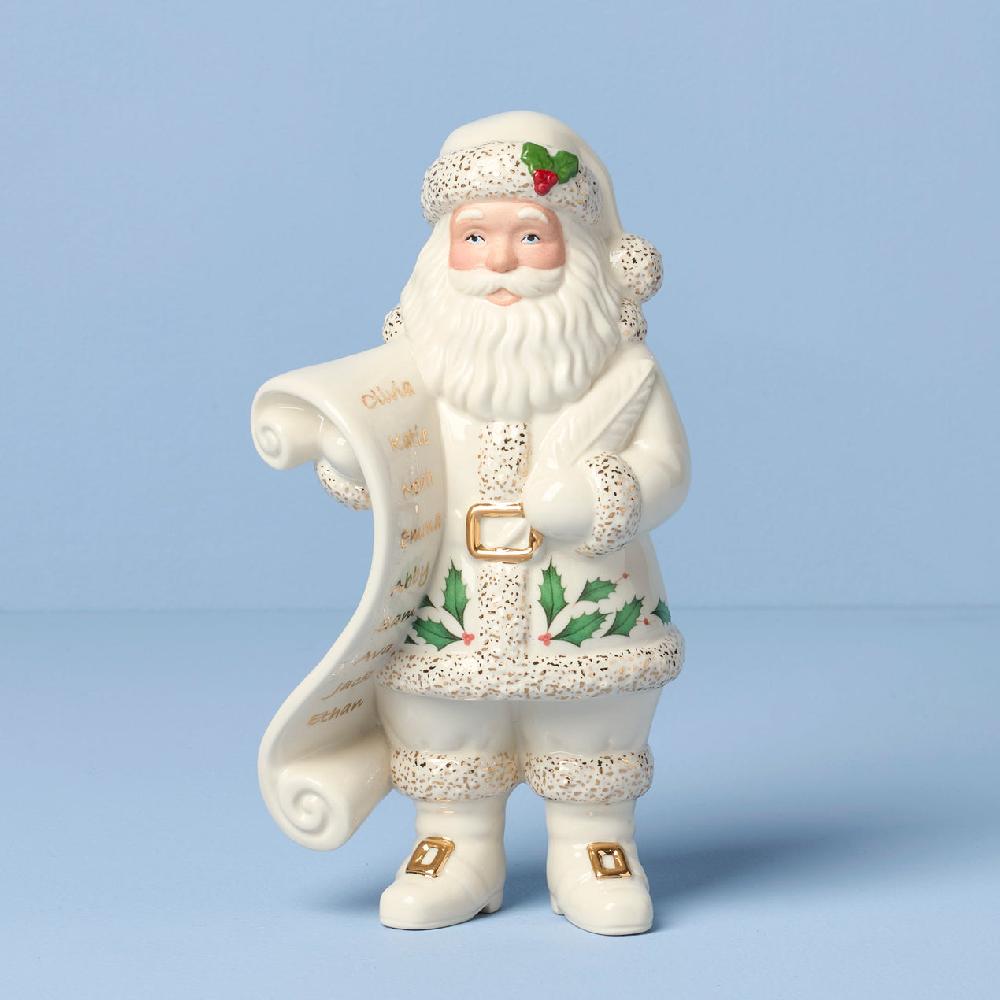 lenox 2025 Santa With List Figurine