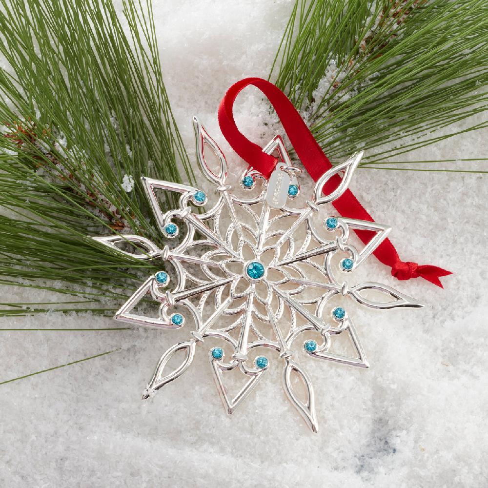 Lenox 2025 Snow Majesty Silverplate Ornament
