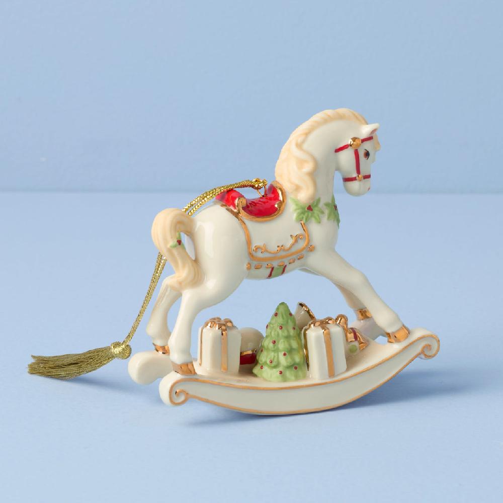 Lenox 2025 Vintage Rocking Horse Ornament