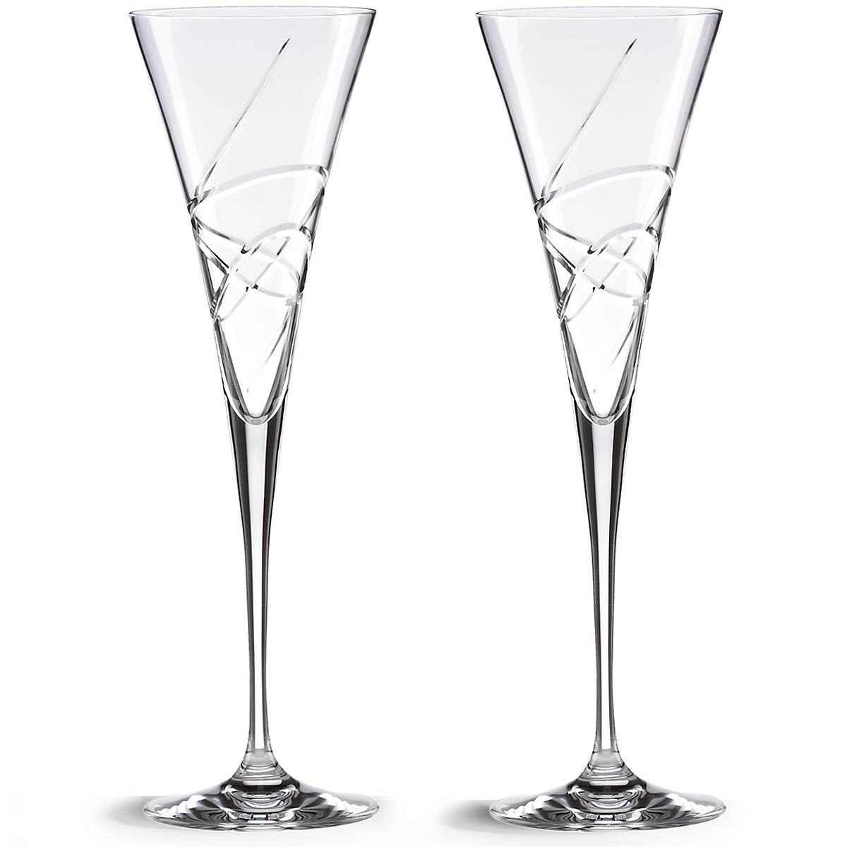 lenox Adorn Crystal 2-Piece Toasting Flute Set