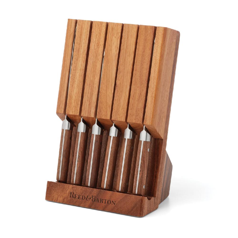 lenox Asher 7 Piece Cutlery Block Set