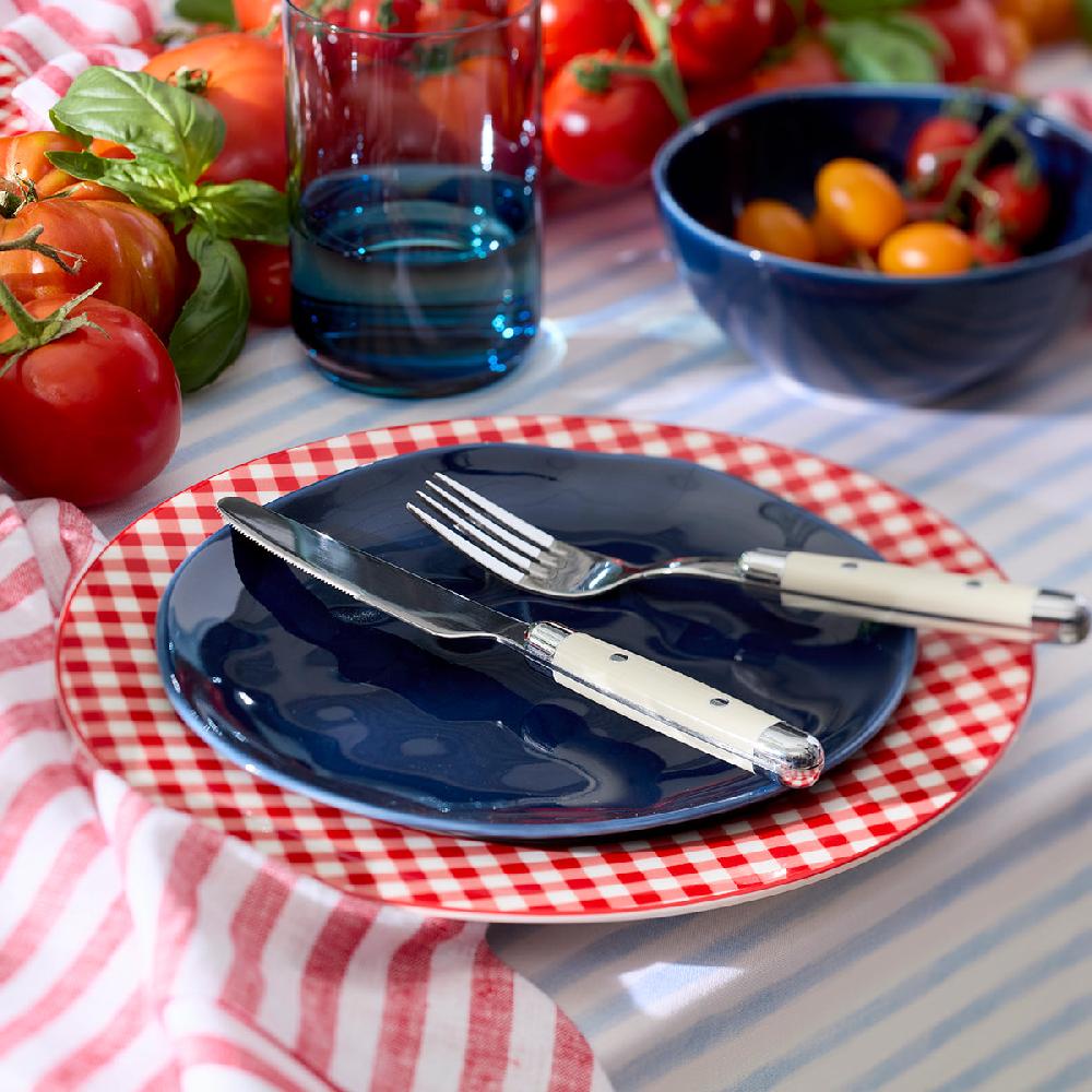 Lenox Bay Colors Blue Accent Plates - Set Of 4