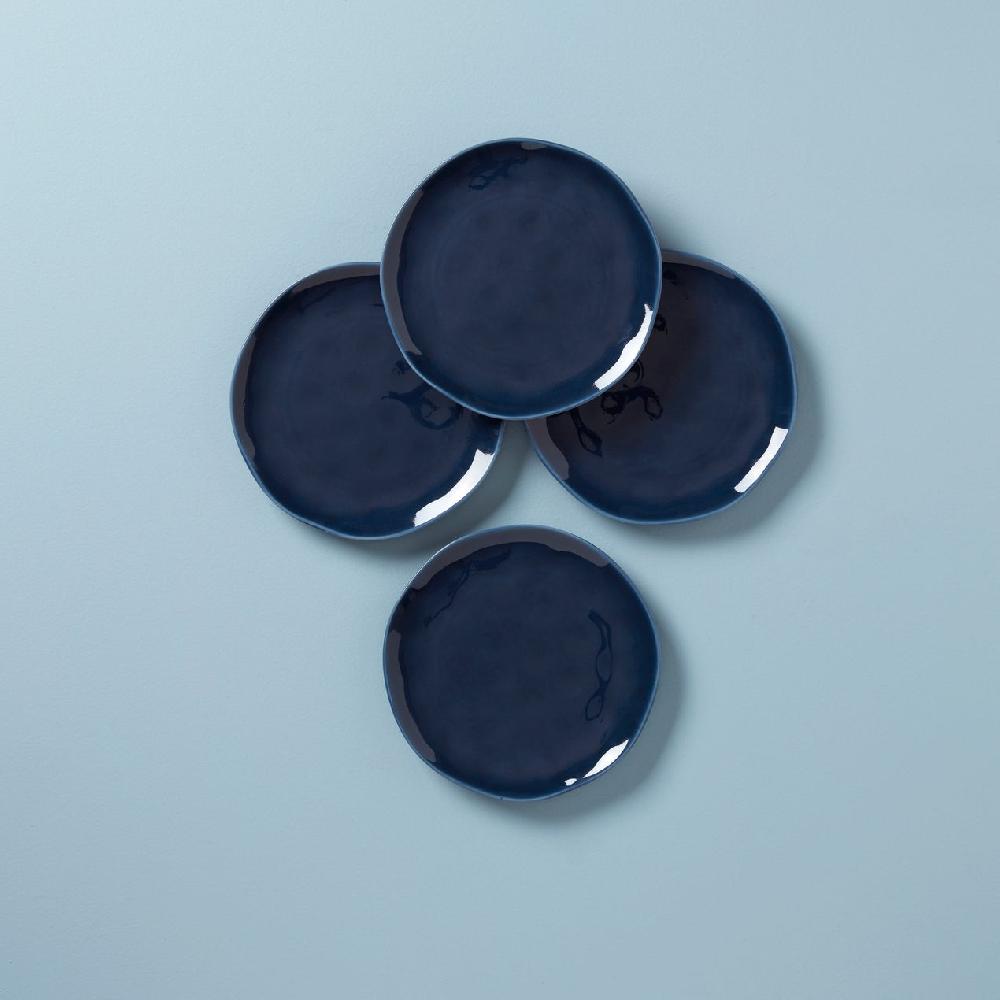 lenox Bay Colors Blue Accent Plates - Set of 4