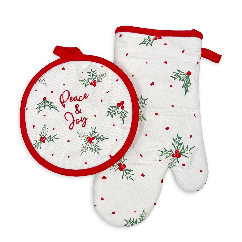 lenox Bayberry 2-Piece Oven Mitt & Pot Holder Set