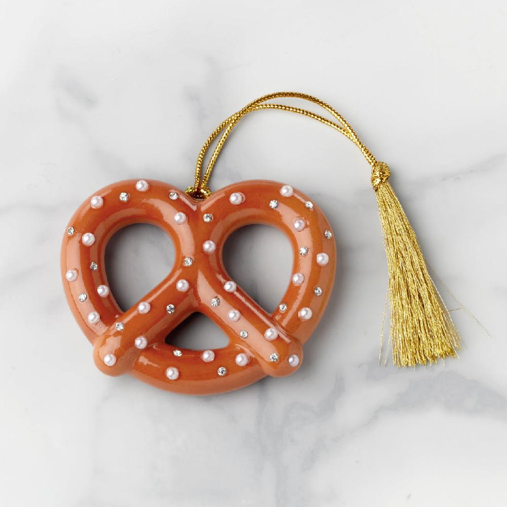 lenox Be Jolly Pretzel Ornament