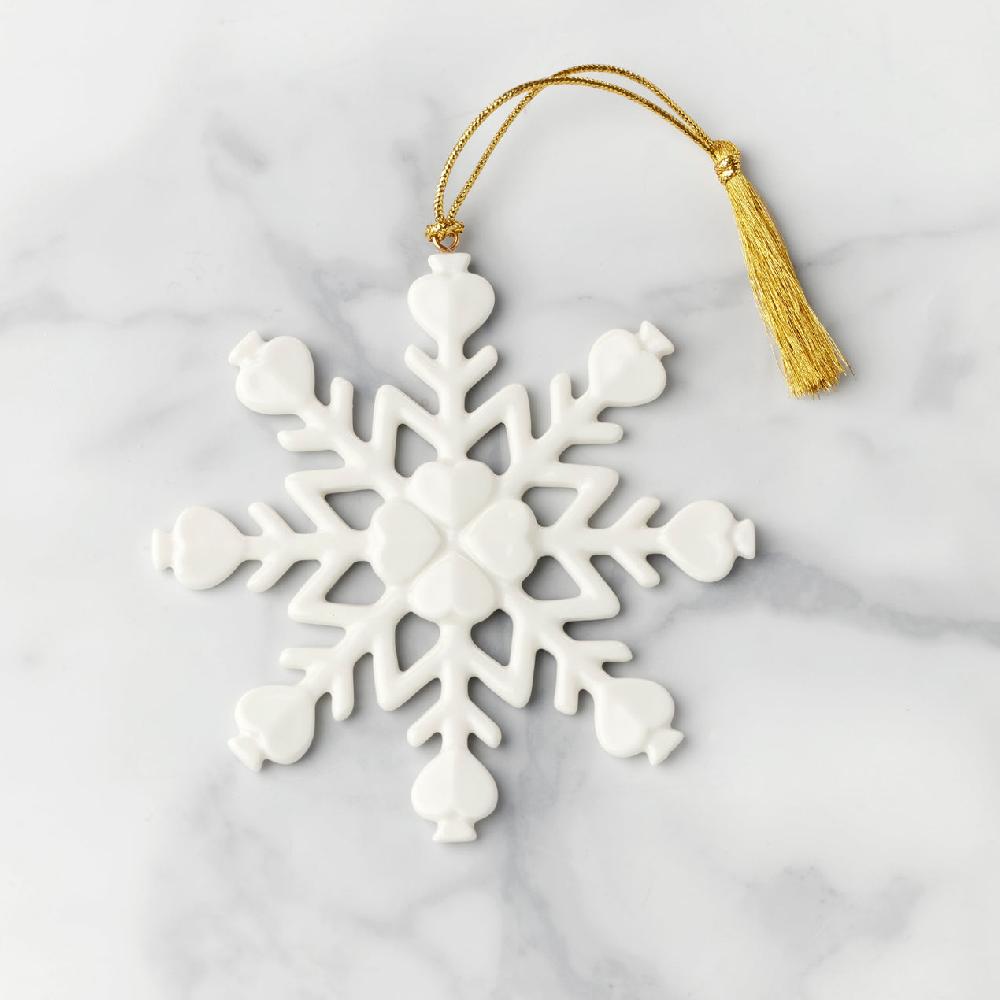 lenox Be Jolly Snowflake Ornament