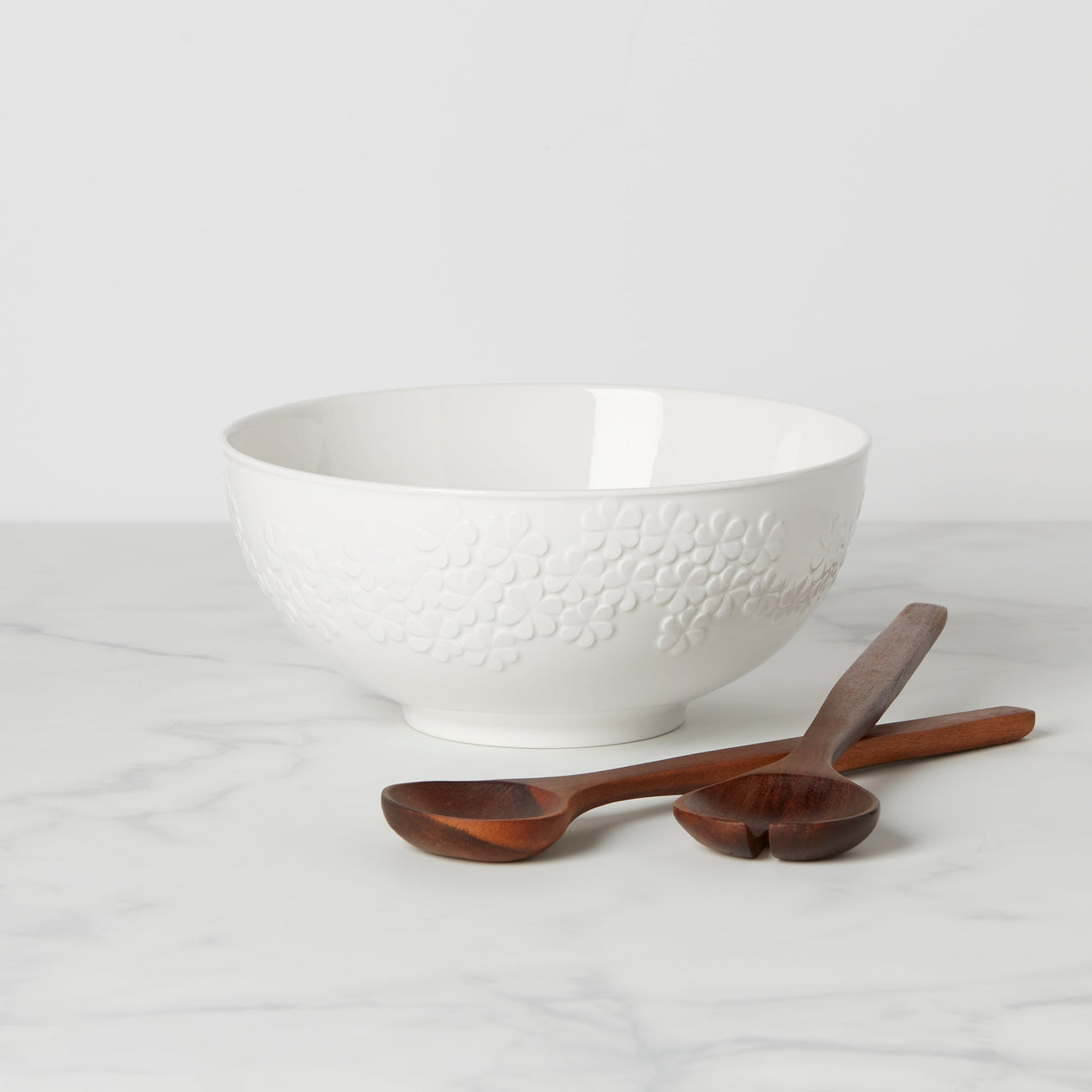 lenox Blossom Lane Salad Bowl & Servers
