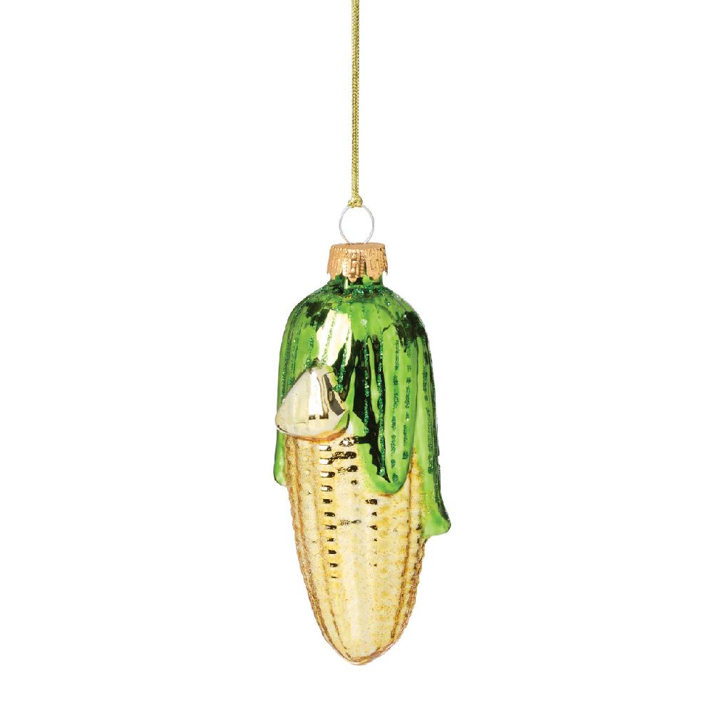 Lenox Blown Glass Corn On The Cob Ornament