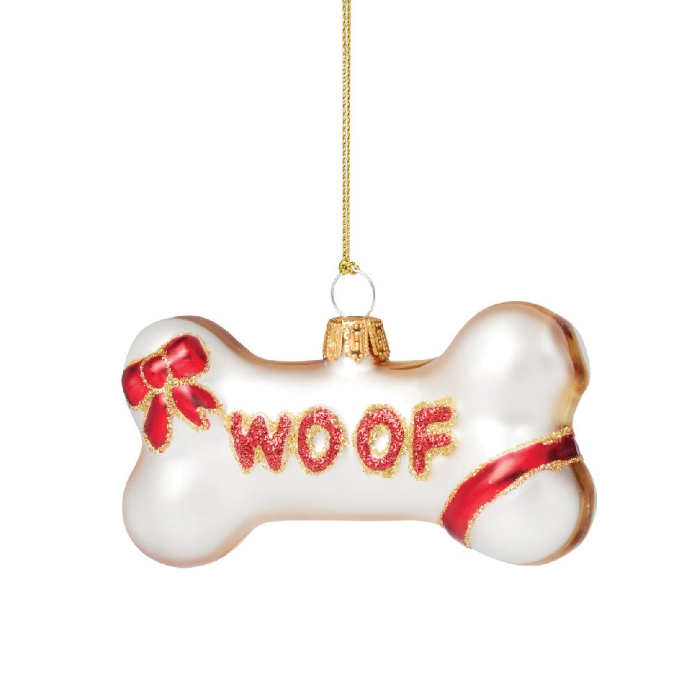 Lenox Blown Glass Dog Bone Ornament