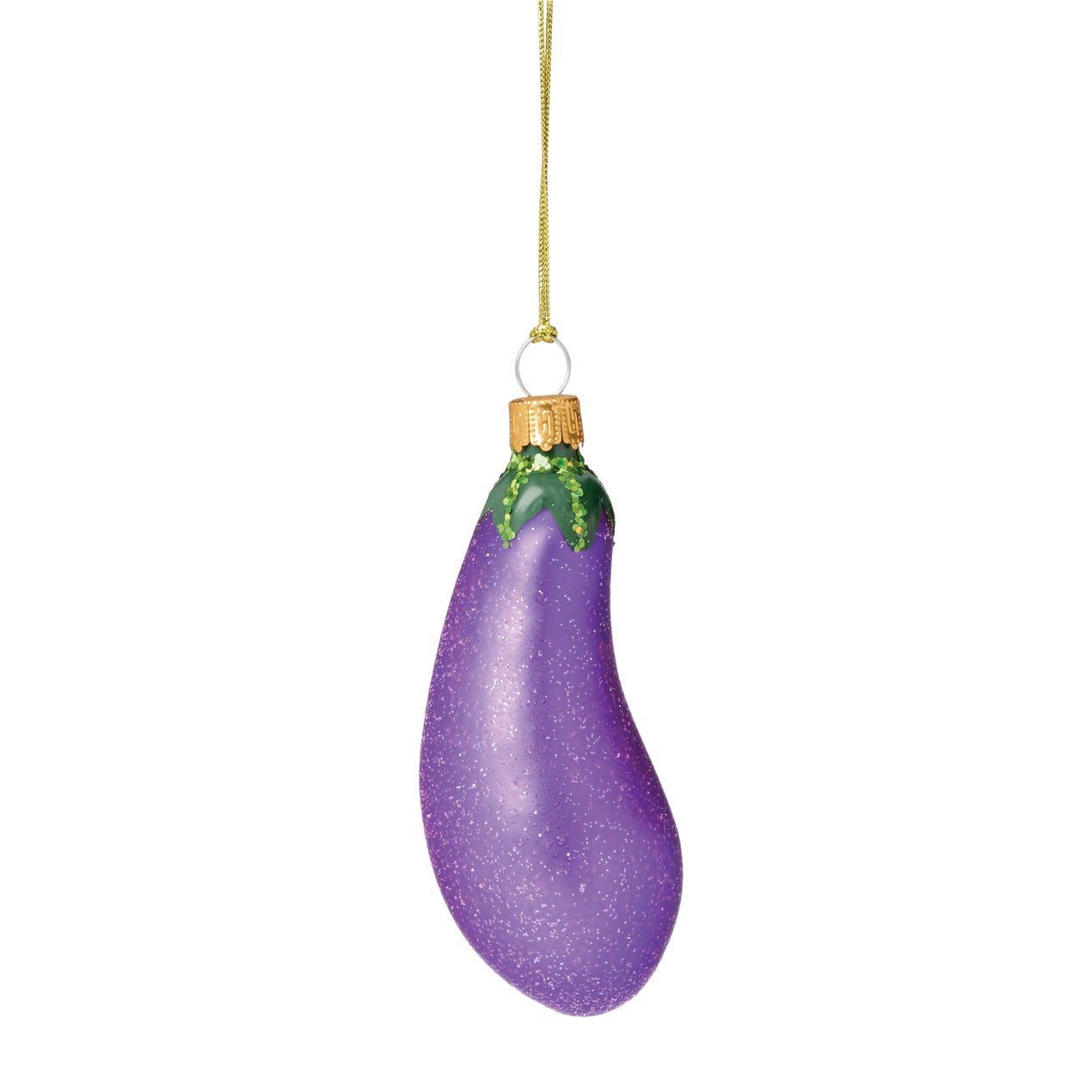 Lenox Blown Glass Eggplant Ornament