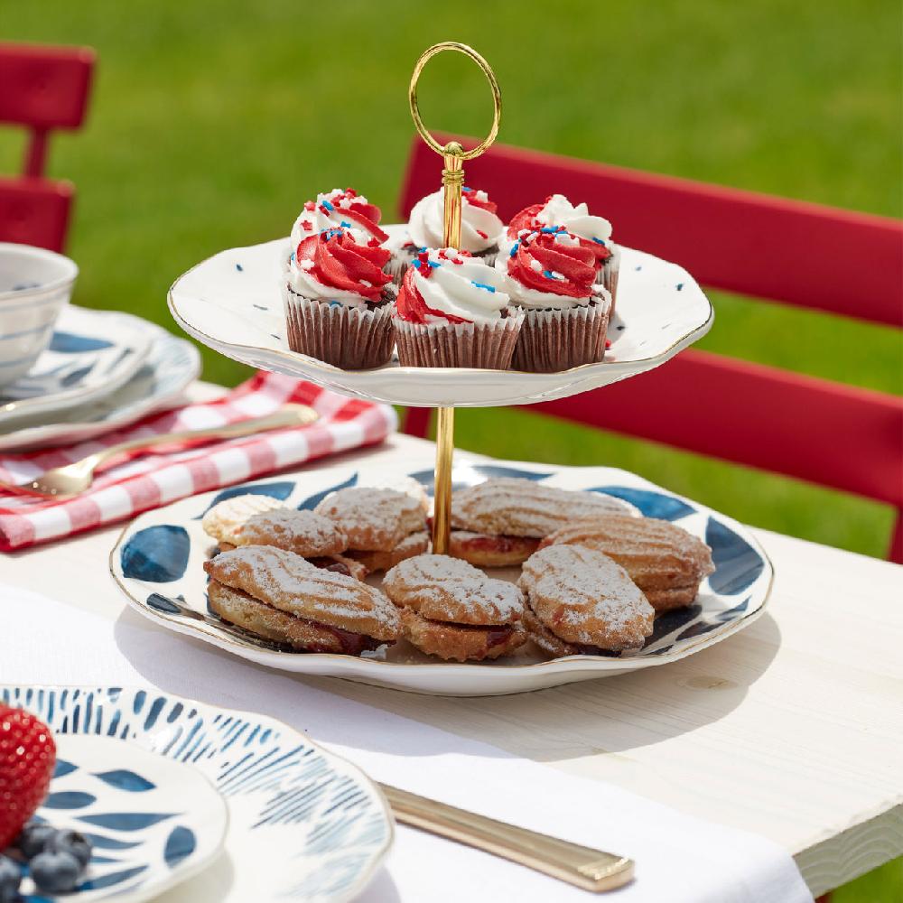 Lenox Blue Bay 2-Tiered Server