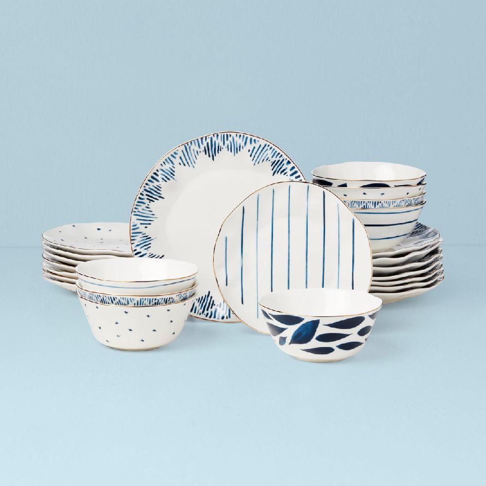 lenox Blue Bay 24-Piece Dinnerware Set
