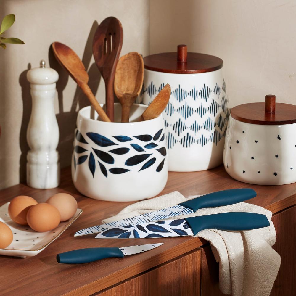 Lenox Blue Bay 3-Piece Canister Set