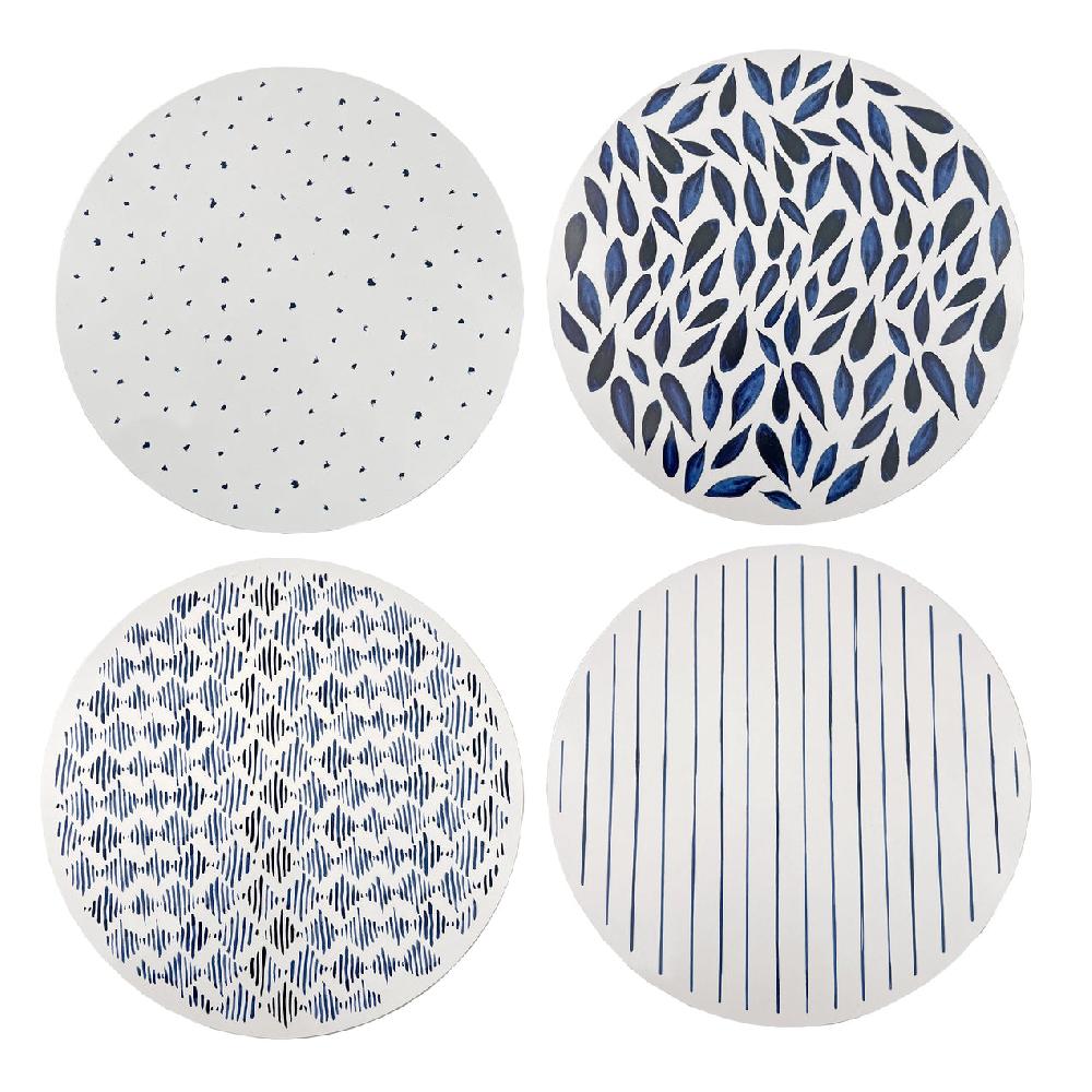 lenox Blue Bay Corkback Placemats - Set Of 4