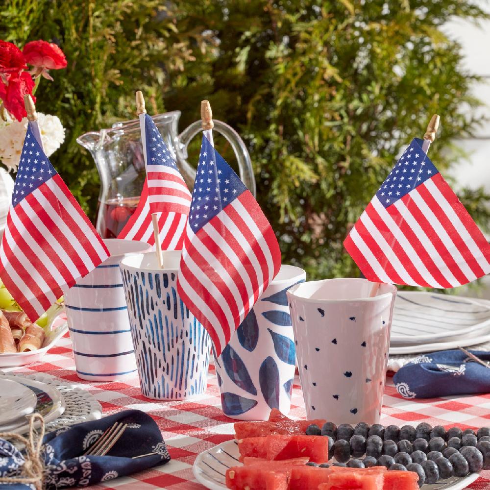 Lenox Blue Bay Melamine Assorted Tumblers - Set Of 4