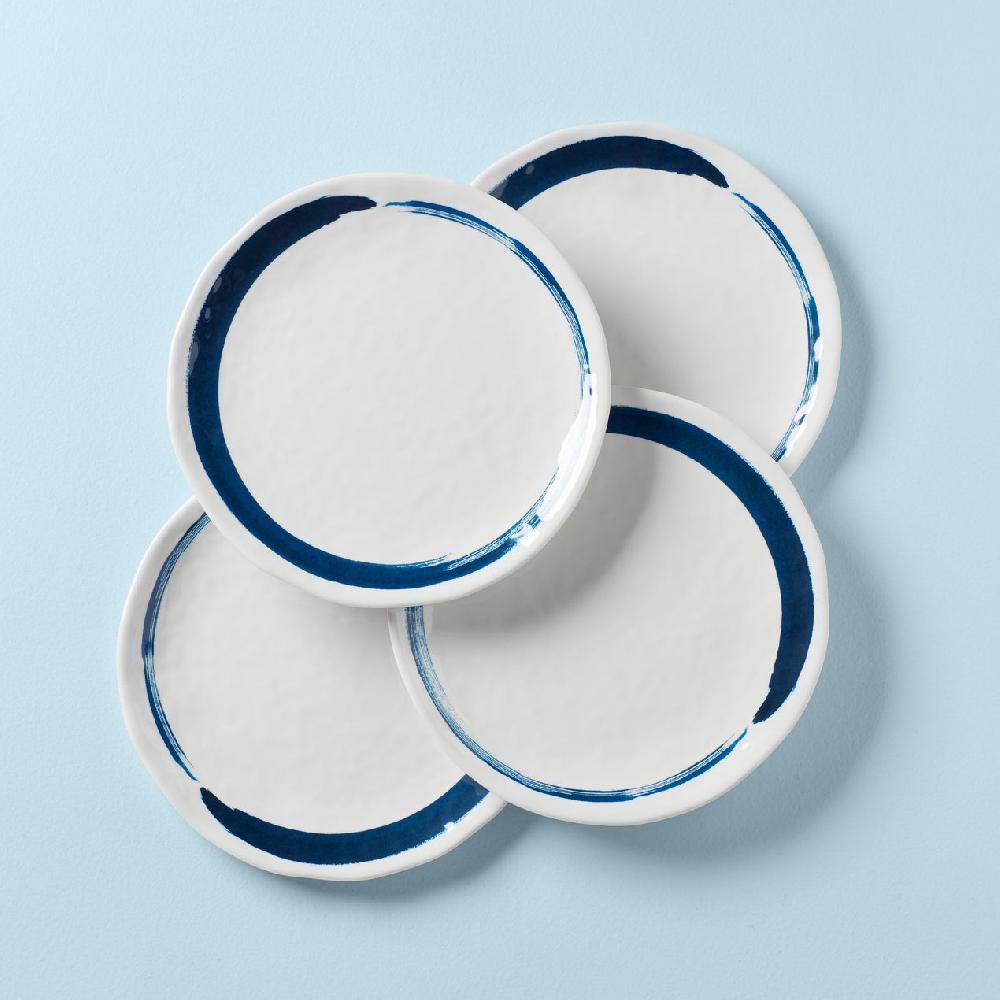 lenox Blue Bay Melamine Dinner Plates - Set of 4