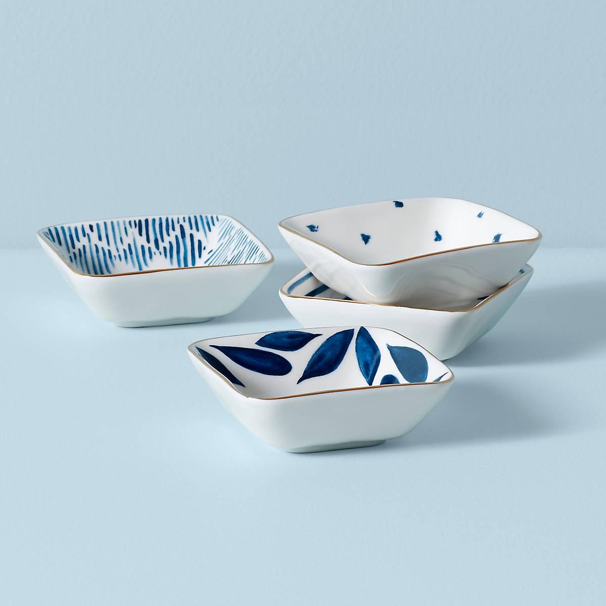 lenox Blue Bay Stacking Dip Bowls - Set of 4