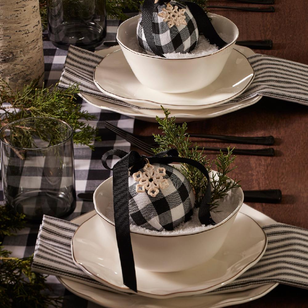 Lenox Blue Bay White 24-Piece Dinnerware Set