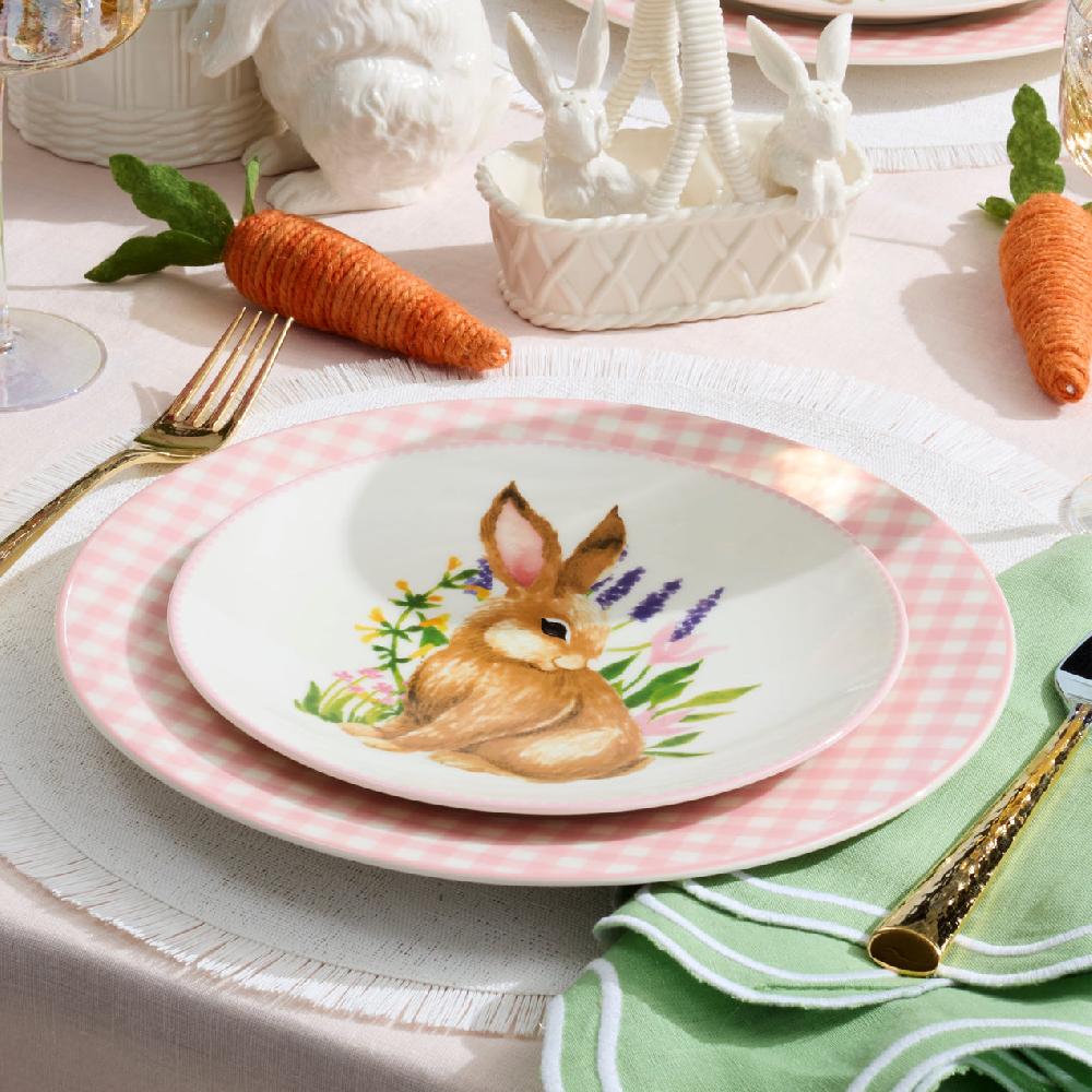 Lenox Bunny Accent Plates - Set Of 4