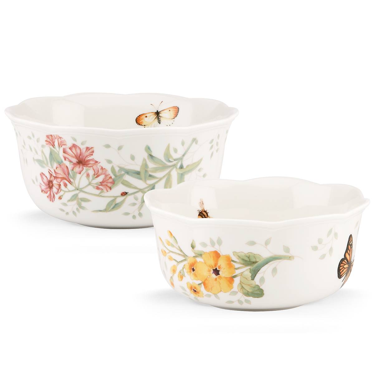 Lenox Butterfly Meadow 2-Piece Bowl Set