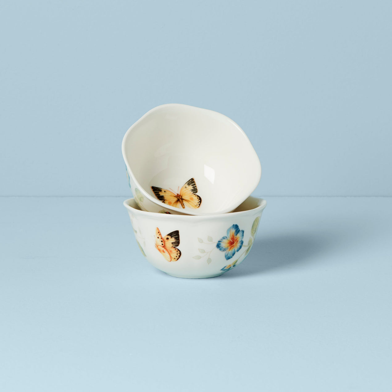 lenox Butterfly Meadow 2-Piece Dessert Bowl Set