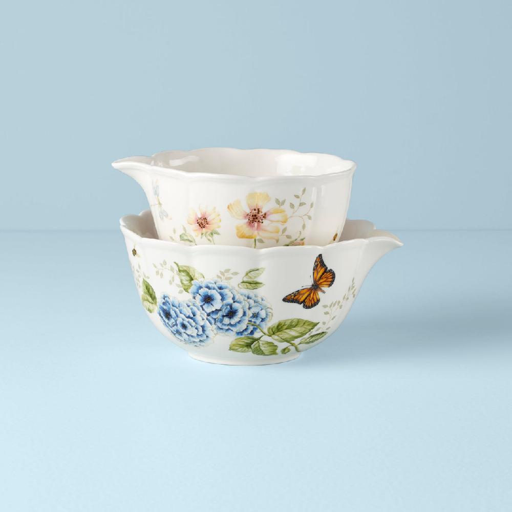 Lenox Butterfly Meadow 2-Piece Nesting Bowl Set