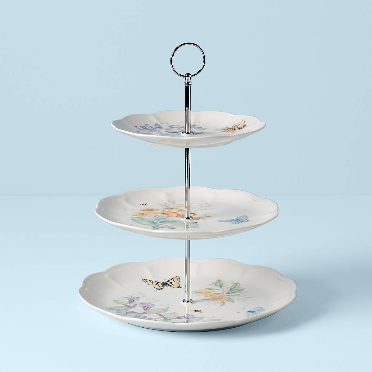 lenox Butterfly Meadow 3-Tiered Server