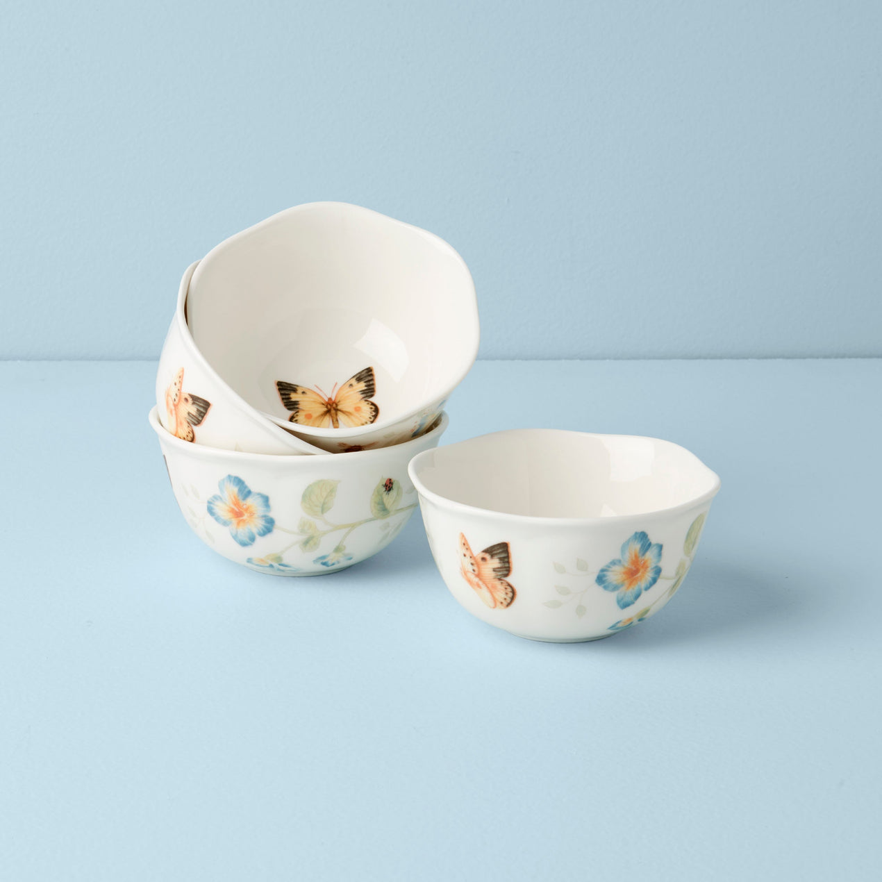 lenox Butterfly Meadow 4-Piece Dessert Bowl Set