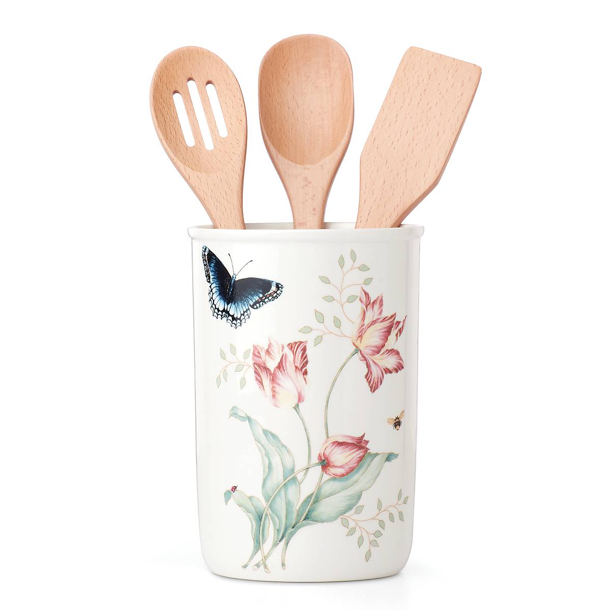 Lenox Butterfly Meadow 4-Piece Utensil Holder Set