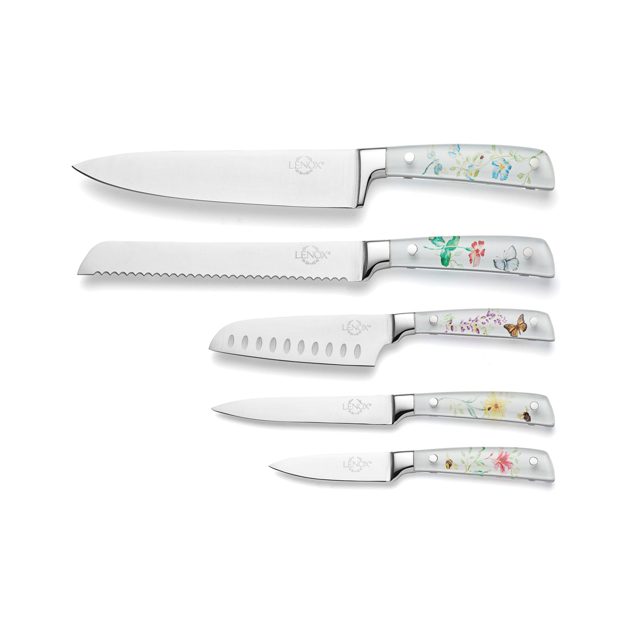 Lenox Butterfly Meadow 6 Piece Cutlery Block Set