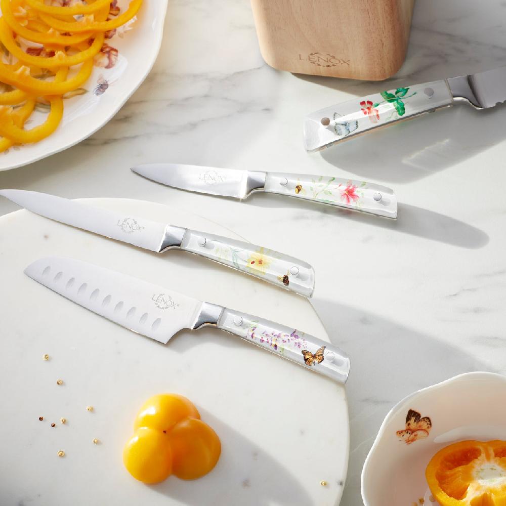 Lenox Butterfly Meadow 6 Piece Cutlery Block Set