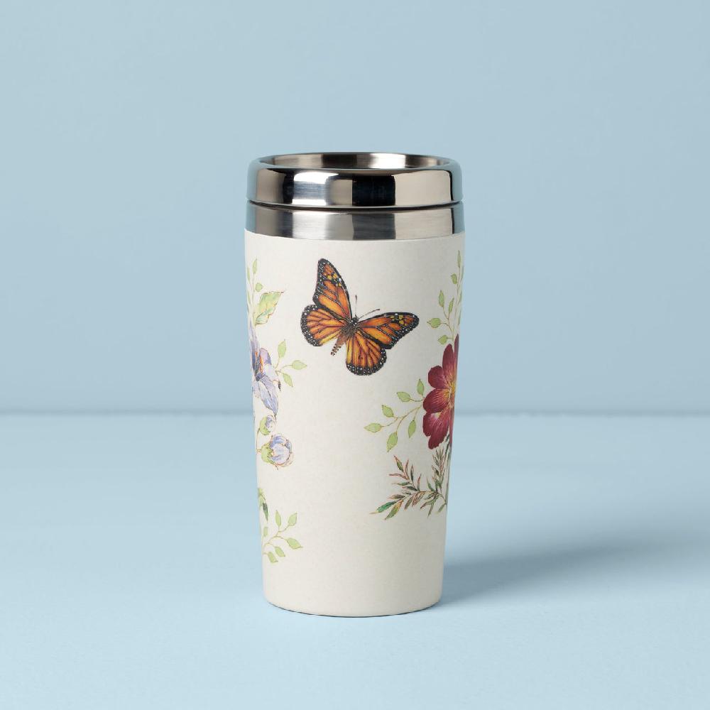 Lenox Butterfly Meadow Bamboo Travel Mug