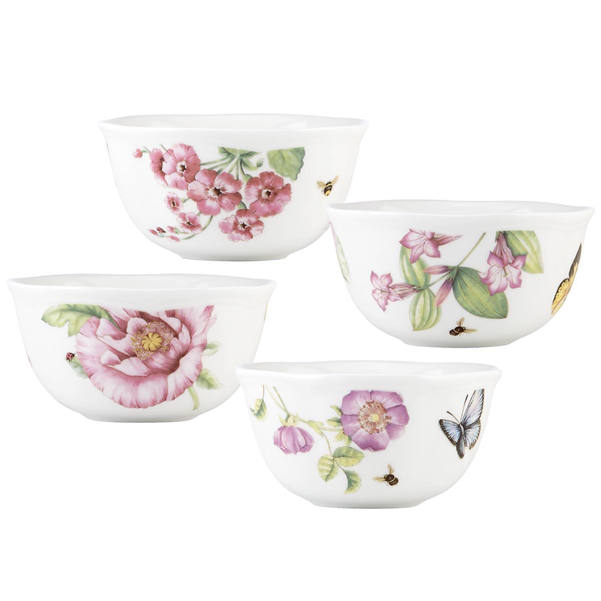 Lenox Butterfly Meadow Bloom 4-Piece Bowl Set