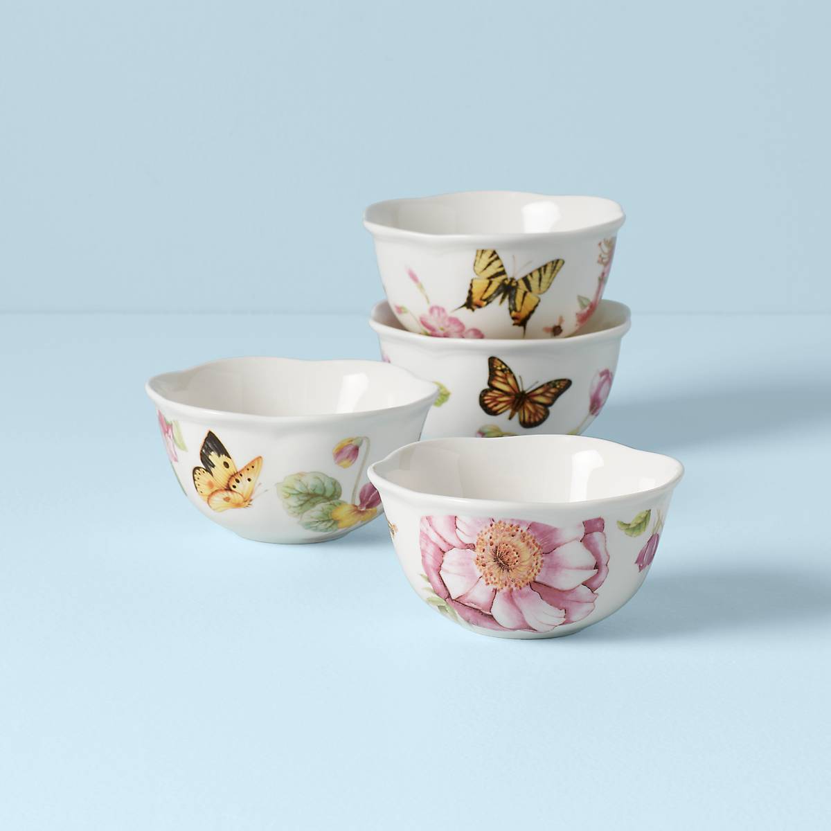 lenox Butterfly Meadow Bloom 4-Piece Bowl Set