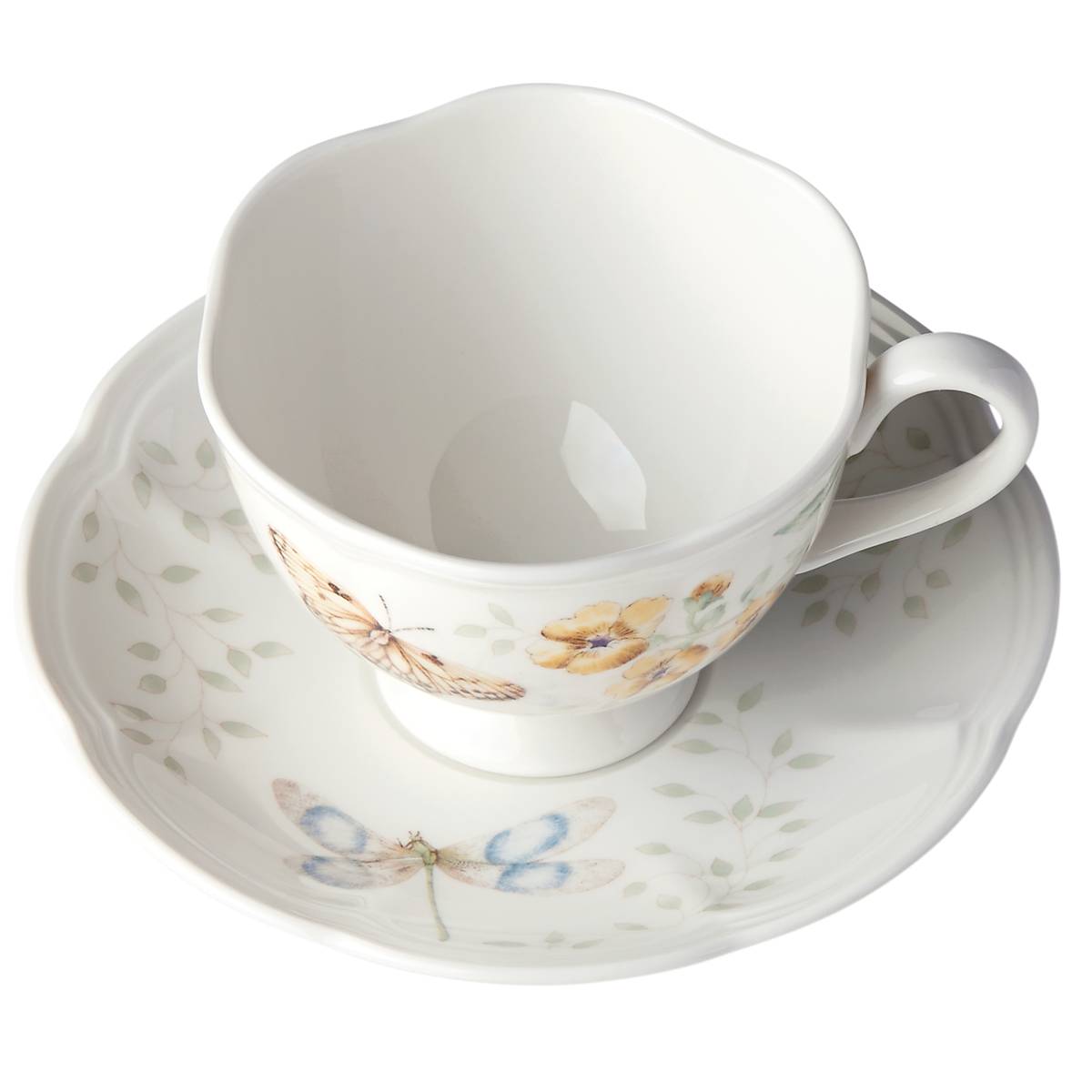 Lenox Butterfly Meadow Fritillary Cup & Saucer
