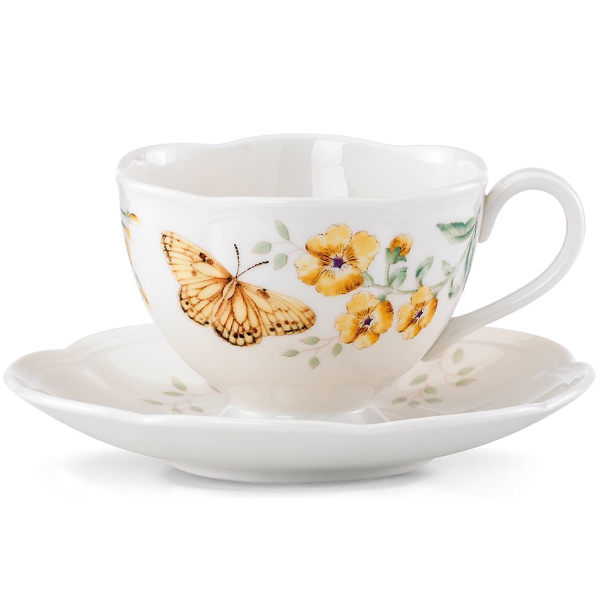 lenox Butterfly Meadow Fritillary Cup & Saucer
