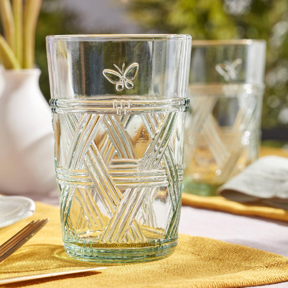 Lenox Butterfly Meadow Green Tall Glasses - Set Of 4