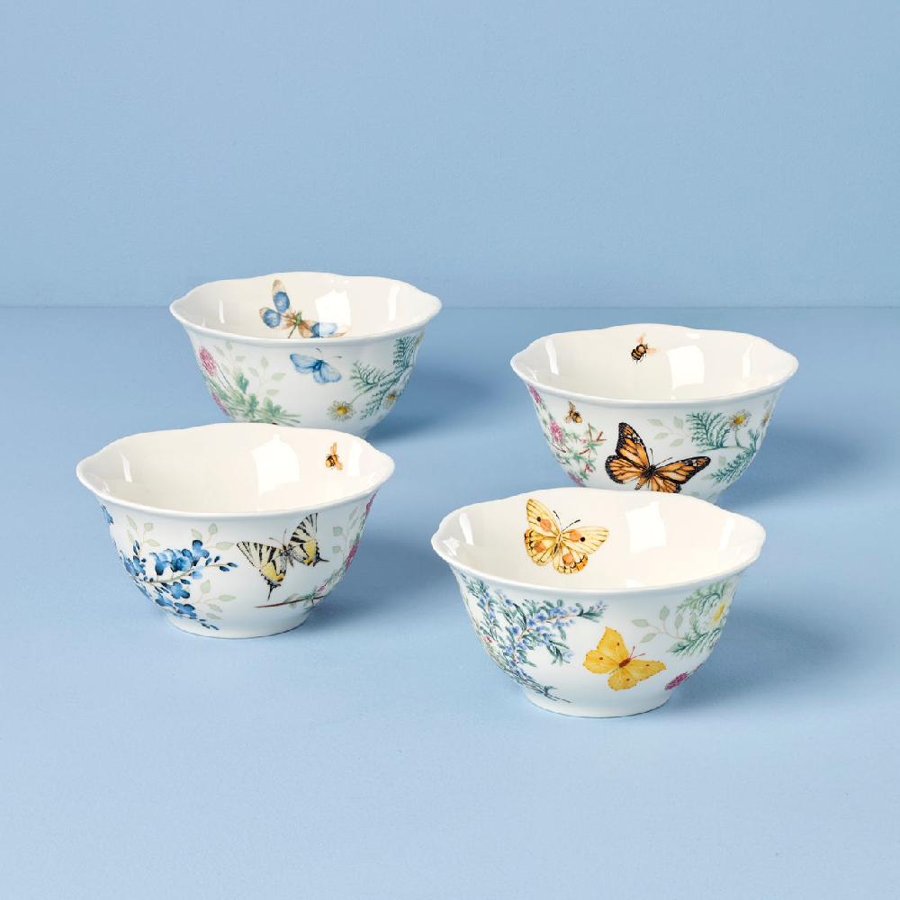 lenox Butterfly Meadow Herbs Rice Bowls - Set of 4