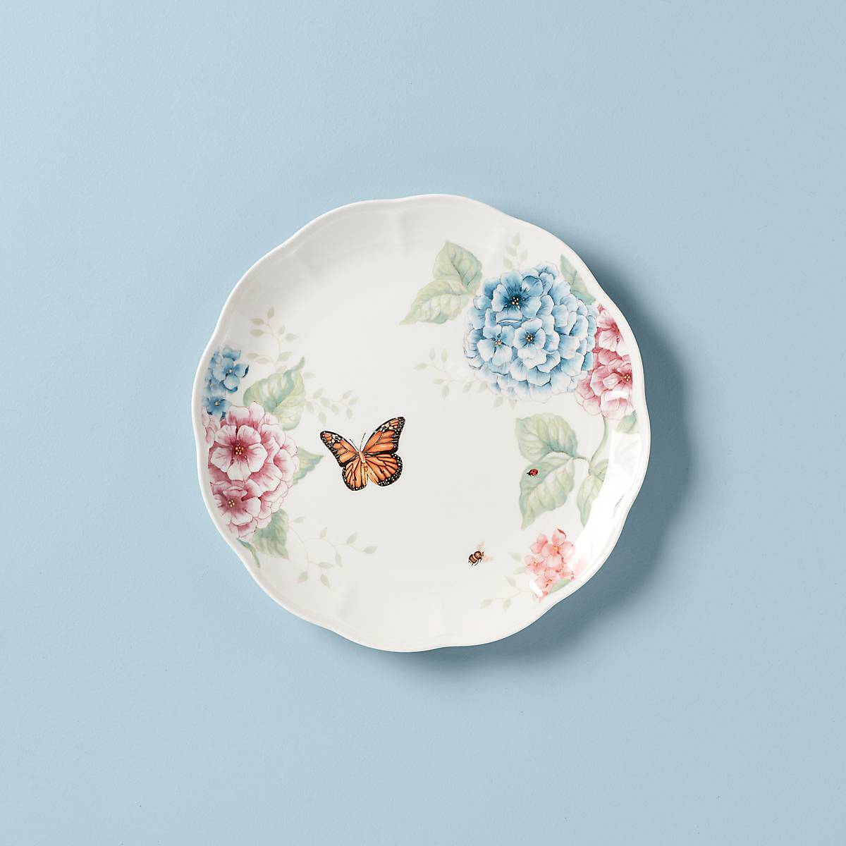 lenox Butterfly Meadow Hydrangea Dinner Plate