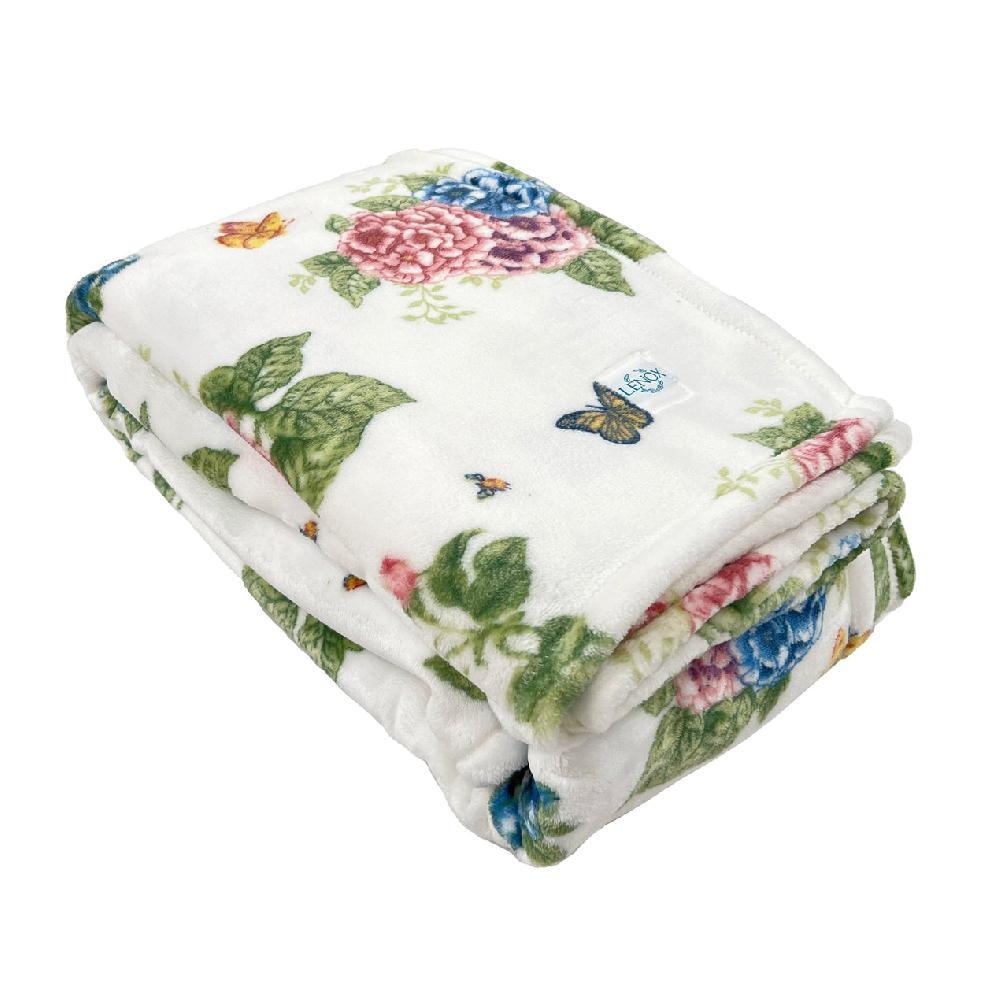 Lenox Butterfly Meadow Hydrangea Throw Blanket