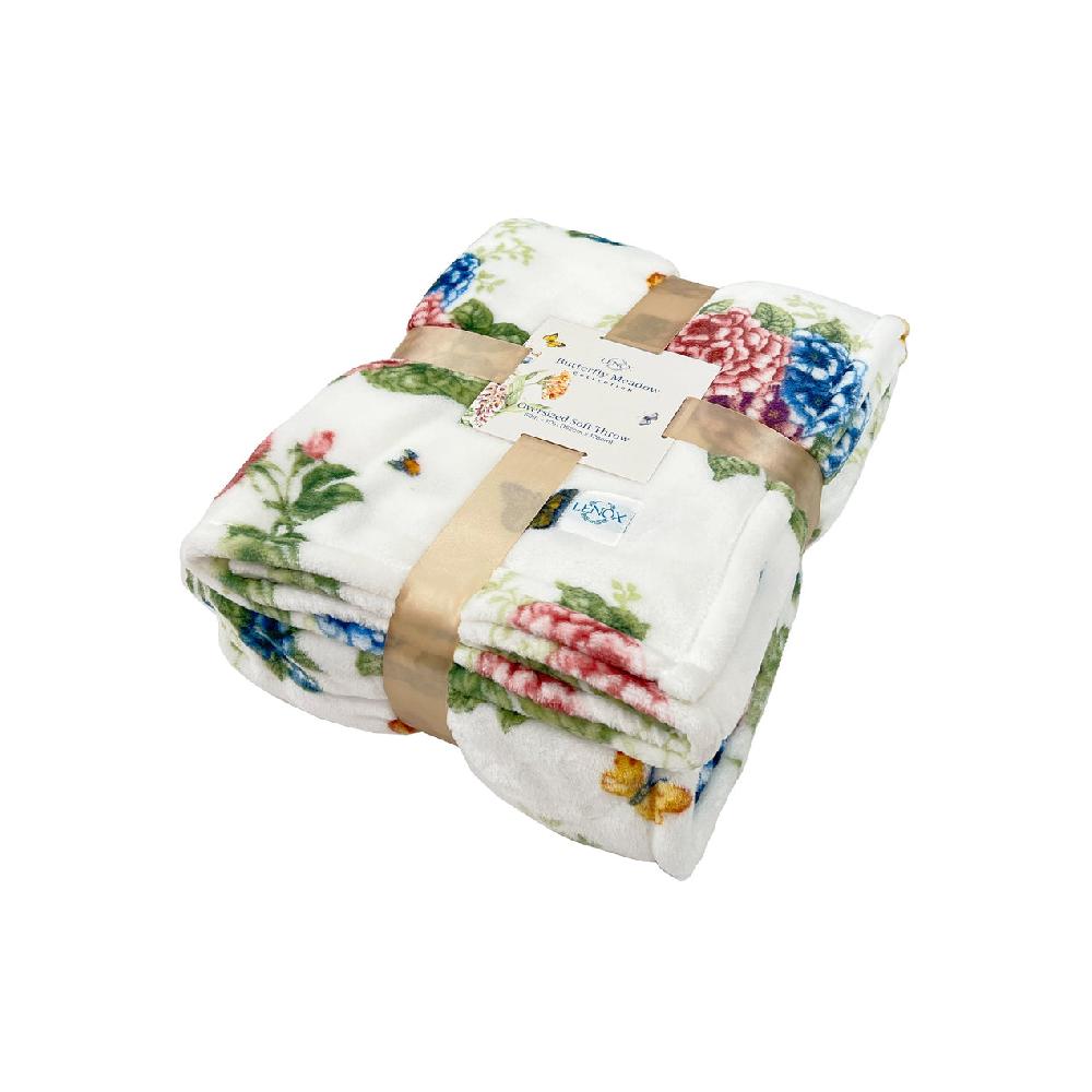 Lenox Butterfly Meadow Hydrangea Throw Blanket